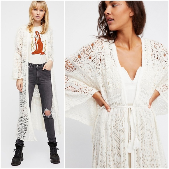 Free People Sweaters - Free People Dream Catcher Kimono Maxi Sweater NWOT